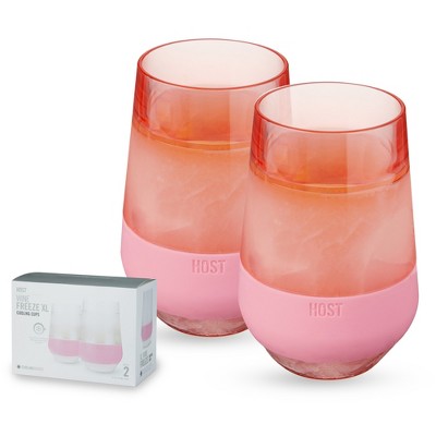 Wine FREEZE Cooling Cup in Translucent Magenta