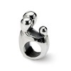 Black Bow Jewelry Sterling Silver Family of 3 Bead Charm - 2 of 4
