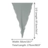 Elerevyo Women's Solid Rhombus Wrinkle Neck Beach Gauze Scarf - 3 of 4
