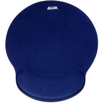 Allsop MousePad Pro Memory Foam Mouse Pad with Wrist Rest 9 x 10 x 1 Blue 30206