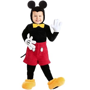 HalloweenCostumes.com Disney Toddler Boy Deluxe Mickey Mouse Halloween Costume | Classic Character Outfit - 1 of 4