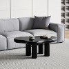 NicBex Cream Style Cloud Coffee Table with Solid Legs,Funky Minimalist Tea Table,Center Table for Living Room - 2 of 4
