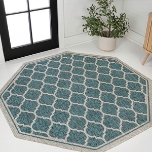JONATHAN Y Trebol Moroccan Trellis Textured Weave Indoor/Outdoor Area Rug - 1 of 4