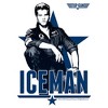 Top Gun - Iceman - Juniors Cropped Cotton Blend T-Shirt 