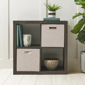 4/6 Cube Storage Organizer, display cabinet, Storage shelf, sideboard, Decorative Bookshelf - 1 of 4