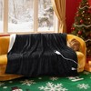 Bedsure Heated Blanket - Fast Heating Electric Blanket Soft Flannel Heated Throw Warm Gifts for Family - 2 of 4