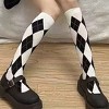 Argyle Patterned Knee High Socks from the Sock Panda (Women's Sizes, Adult Medium) - 2 of 3
