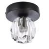 Elegant Lighting Eren 1 light black flush mount - 3 of 4