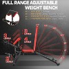 OPPSDECOR 800LBS Adjustable Weight Bench with Leg Extension and Leg Curl, Press Preacher Curl Workout Bench, Flat/Incline/Decline Sit-Up for Home Gym - 3 of 4