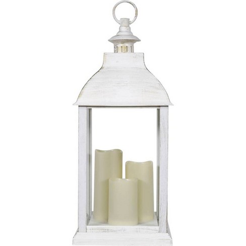 White deals outdoor lanterns