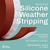 HOME INTUITION 45mm x 33ft Self Stick Silicone Door Seal Weatherstrip - 2 of 4