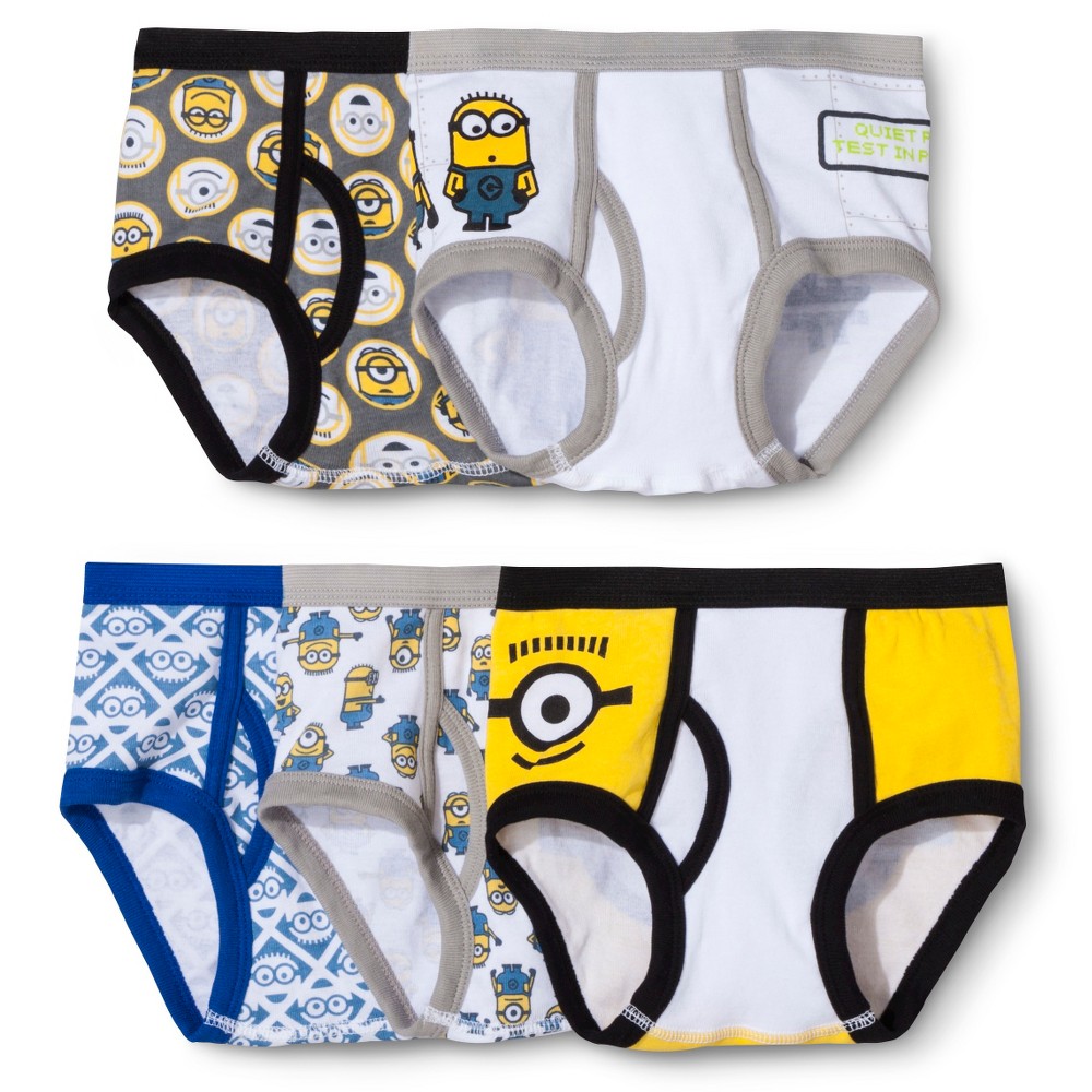 UPC 045299010170 product image for Boys' Despicable Me 2 5pk Briefs - Gray/Blue/Yellow 6, Blue/Gray/Yellow | upcitemdb.com