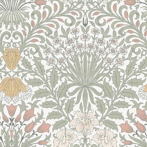 William Morris Garden Soft Sage Wallpaper - 1 of 4