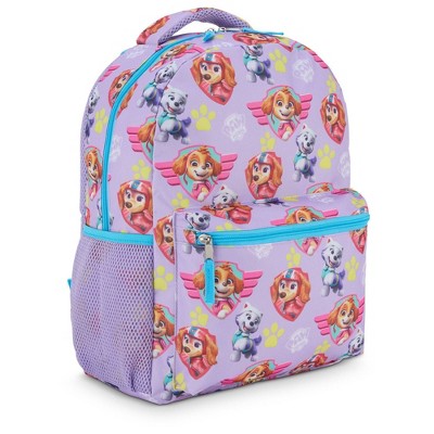Paw Patrol Backpack for Kids - Chase, Skye, Marshall, Rubble, Rocky, Zuma, Everest, Liberty, and Ryder School Book Bag
