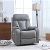36.00"Electric Power Lift Recliner Chair for Elderly, PU Recliner Chair for Seniors, Home Theater Seating,Living Room Chair (Black PU) - 3 of 4