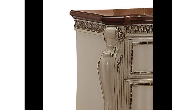 31&#34; Picardy Nightstand Antique Pearl/Cherry Oak - Acme Furniture, 2 of 7, play video