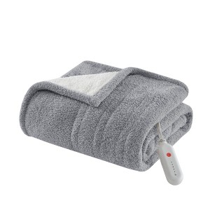 Gulches Heated Throw with 5 Heat Settings, 3-Hour Auto Shutoff - Cozy & Safe for Any D¨¦cor - 1 of 4