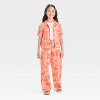 Girls' Moana Gauze Cabana Top - Orange - 3 of 3