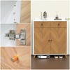 Lycvki 4-Tier Freestanding Herringbone Wooden Shoe Cabinet with 2 Drawer and Adjustable Shelves - 2 of 4