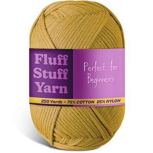 Hearth & Harbor Soft Yarn for Crocheting - Crochet & Knitting Yarn, 250 Yards Amigurumi Yarn, Cotton-Nylon Blend, Worsted Weight Yarn 4 - 1 of 4