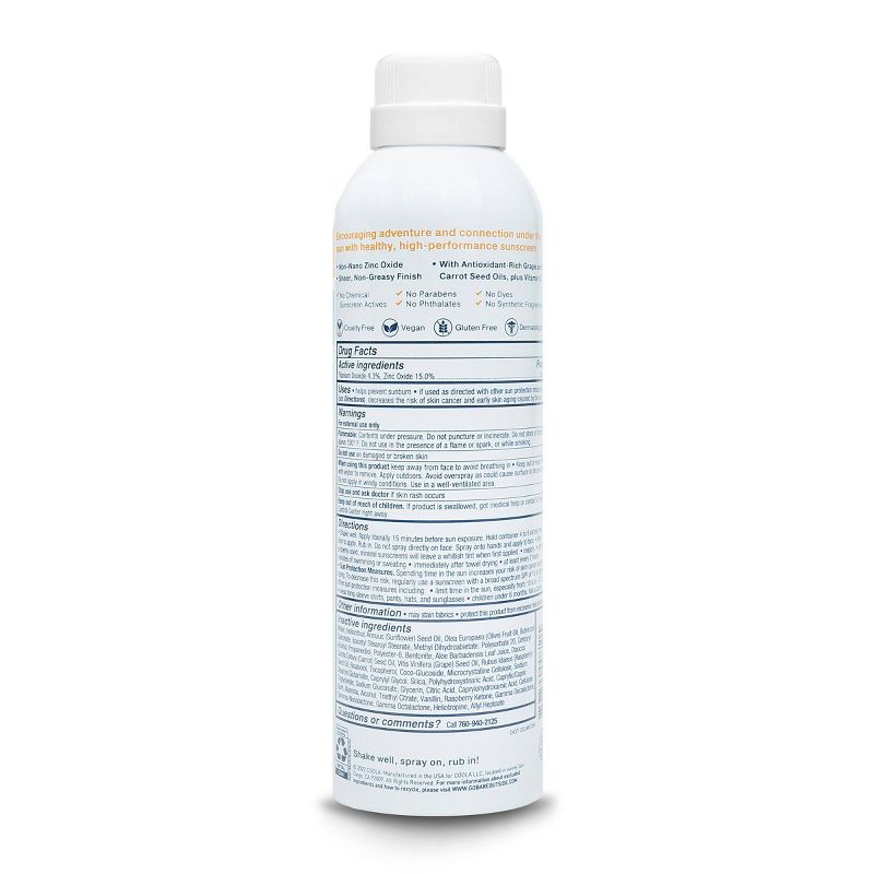 Bare Republic Mineral Sunscreen Vanilla Coco Spray SPF 50 - 6.0 fl oz, 6 of 11