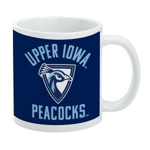 Upper Iowa University Peacocks Logo Ceramic Coffee Mug Novelty Gift Mugs for Coffee Tea and Hot Drinks 11oz White - 1 of 4