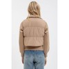 August Sky Women's Collared Zip Up Cropped Puffer Vest - 2 of 3