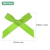 Unique Bargains Satin Durable Flexible Polyester Mini Craft Ribbon Bow 100 Pcs - 3 of 4
