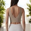 Anna-Kaci Active Women's Longline Sports Bra with Wide Straps and Scoop Neck - 2 of 4