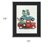 HomeRoots Holiday Travels Black Framed Print Wall Art - 3 of 4
