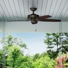 Hunter Fan 52" Builder Damp Rated Ceiling Fan and Pull Chain New Bronze - 2 of 4