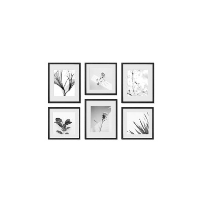 Haus and Hues Chelsea Gallery Wall Frame Set with Real Glass and Mat