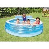 Intex Swim Center Inflatable Family Lounge Pool, 88" X 85" X 30", for Ages 3+ - 2 of 3