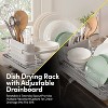 3-Piece Multi-Functional Dish Drying Rack with Drain Board & Utensil Holder - 4 of 4