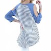 Women's Open Shoulder Striped Raglan Top - umgee - 3 of 4