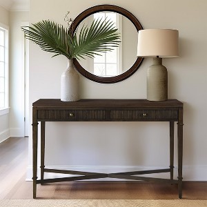 Fluted 2-drawer Storage Console Table - 1 of 1