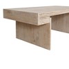 PAGED Vintage Industrial Coffee Table Rectangular Center Table Living Room Tables with Double-Tier Structure for Living Room, Office - 3 of 4