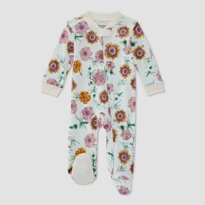 Burt's Bees Baby® Baby Sunshine Floral Sleep N' Play - White 0-3M