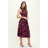 WEST K Women's Freja Sleeveless Mock Neck Tiered Midi Dress - 2 of 4