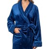 PAVILIA Soft Plush Women Fleece Robe, Cozy Warm Housecoat Bathrobe, Fuzzy Female Long Spa Robes - 3 of 4