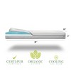 Modera Organic Cotton Dual-Sided Mini Crib Baby Mattress 38x24x3 Premium Memory Foam 2-Stage CertiPUR Firm Support for Infant Cooling Gel for Toddler - 2 of 4