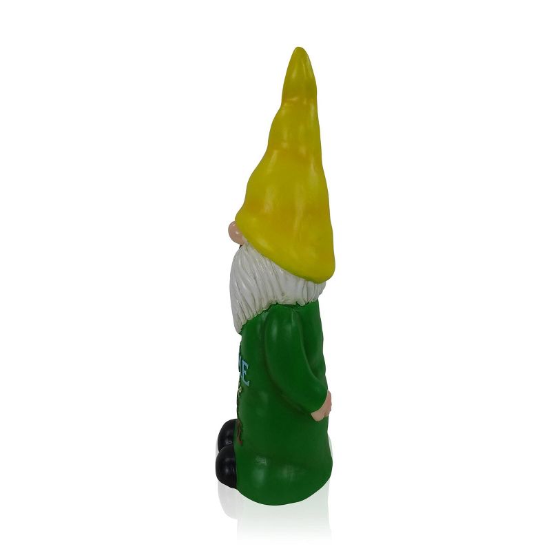 24&#34; Magnesium Oxide &#34;Gnome Place Like Home&#34; Indoor/Outdoor Garden Gnome Statue Green/Yellow - Alpine Corporation, 5 of 6