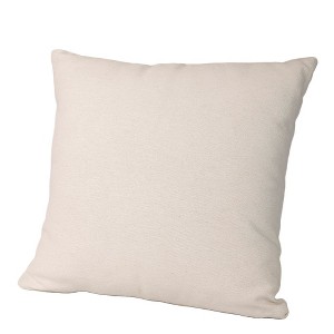 Fursat Ivory Throw Pillow with Insert, 18X18 - 1 of 4