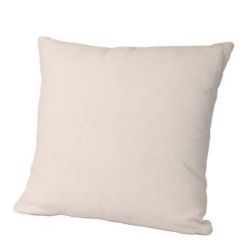 GAURI KOHLI Fursat Ivory Throw Pillow with Insert, 18X18