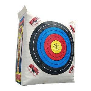 Morrell Weatherproof Supreme Range Adult Field Point Archery Bag Target with NASP Scoring Rings, Nucleus Center, and IFS Technology, White - 1 of 4