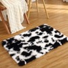Modern Shag Area Rug Non Slip Fluffy Shaggy Rug Ultra-Soft Living Room Rug Indoor Plush Floor Carpet High Pile Non Shedding Furry Rug - 2 of 4