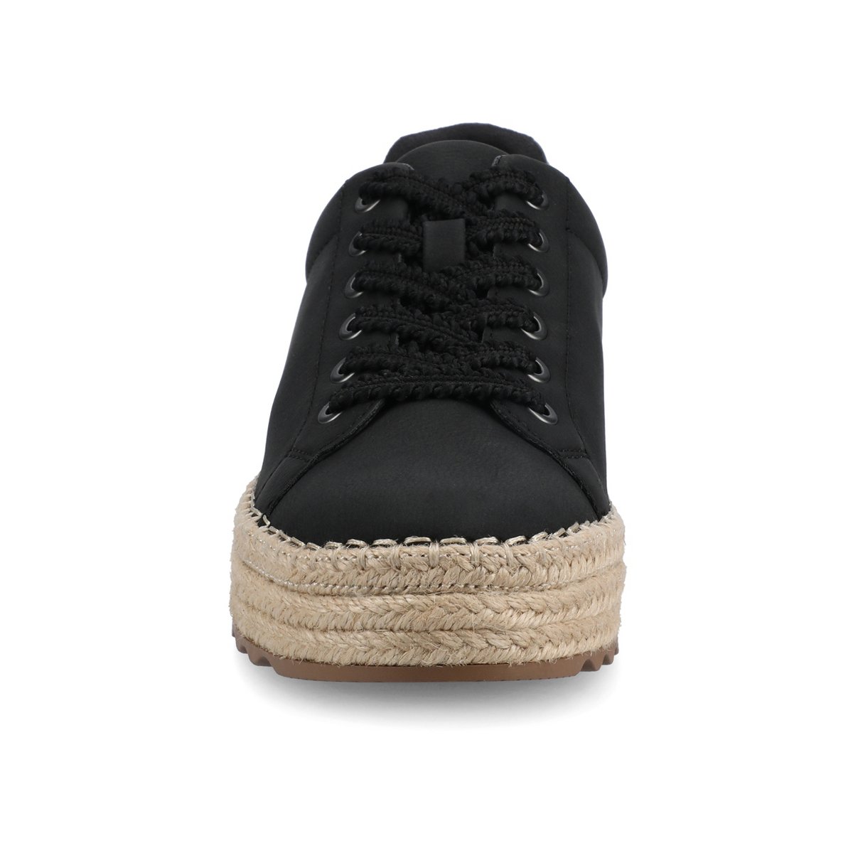 Женские кроссовки Journee Collection Journee Women's Cosima Esapdrille Sneakers, Black/Graphite 10 — фото 6