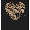 V Day Cheetah Heart Be Mine Crew Neck Long Sleeve Adult Tee - 2 of 2