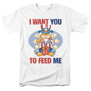 Garfieldi Want You Adult T-Shirt White - 1 of 4