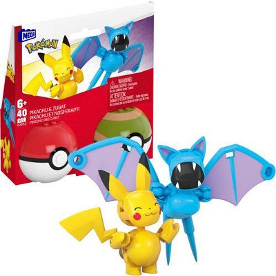 Mega Brands - MEGA Brands - Pokemon Pokeball 2-Pack Pikachu & Zubat Building Toy Kit